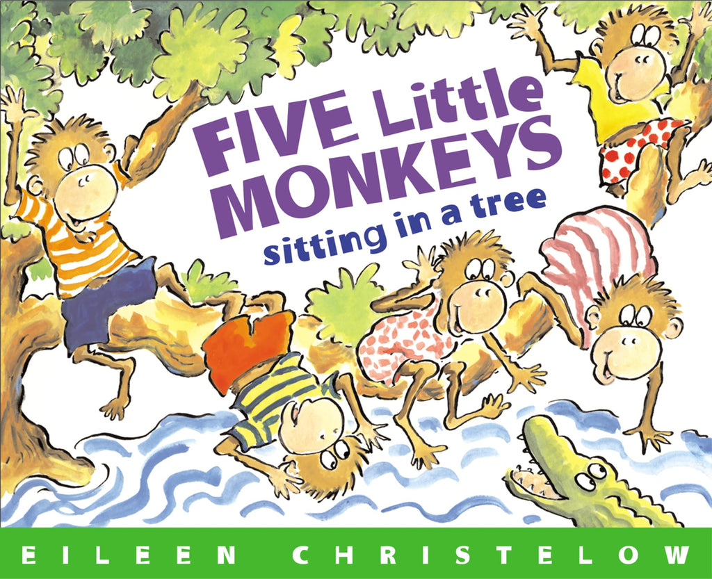 Five Little Monkeys Sitting In A Tree Paperback Book