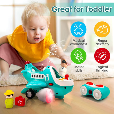 Rc Baby Plane For 18M+ Rcp-11 - CR Toys