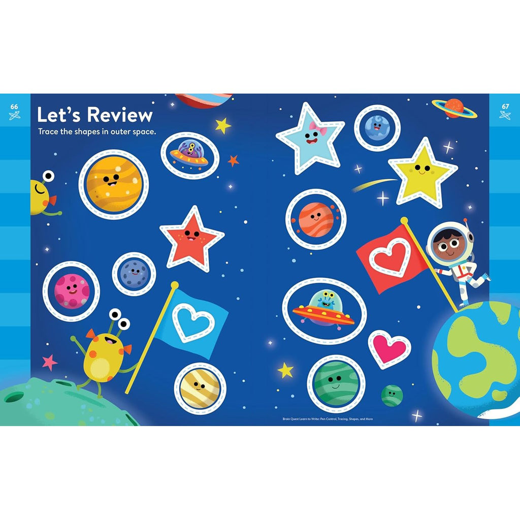 Brain Quest Learn to Write: Pen Control & Tracing 3+ - 4