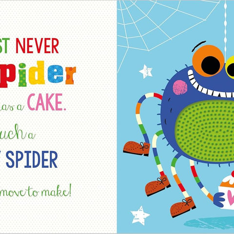 Never Touch A Spider! Touch And Feel Board Book