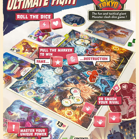 King of Tokyo Duel Two-Player Dice Game 8+ - 1