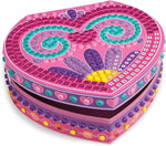 Sticky Mosaic Jewelry Box-Heart Craft Kit