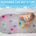 Tub Works | Lil' Bursts | Mini Bath Bombs For Kids | 90 Count | Gumdrop | Ages 3+ - 8