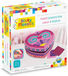 Sticky Mosaic Jewelry Box-Heart Craft Kit