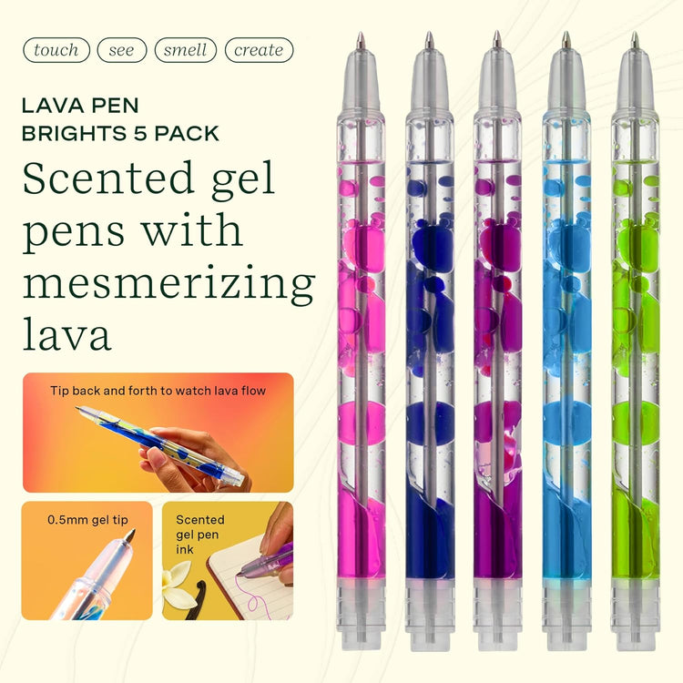 Lifelines | Lava Gel Pens 5pk | Brights - 3