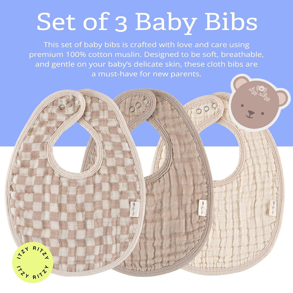 Itzy Bibs | Check Yes! 3 Pack - 2