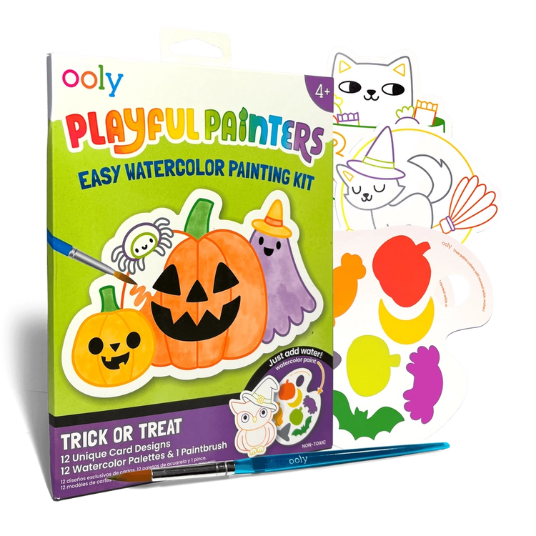 Playful Painters | Watercolor Kit | Halloween 4+ - 2