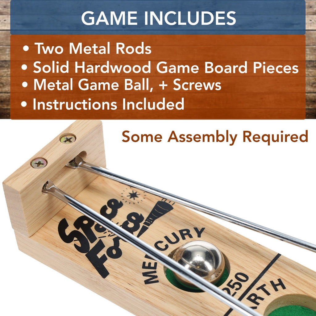 Shoot The Moon Game | Solid Natural Wood | 17.5 Inches - 6