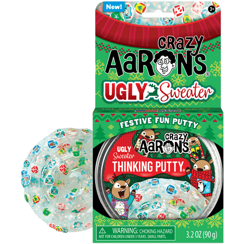 Crazy Aaron'S Thinking Putty Ugly Sweater