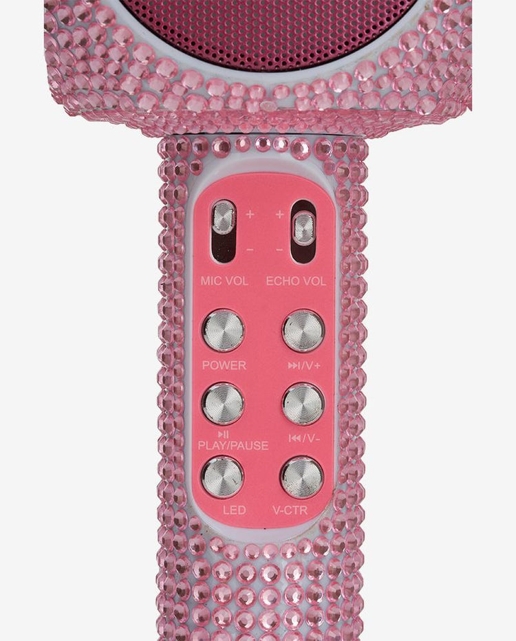 Sing Along Bling | Pink Karaoke Microphone - 8