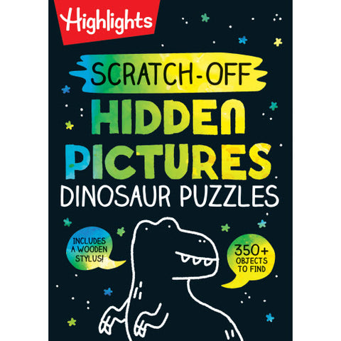 Dinosaur Hp Scratch-Off-Activity Book