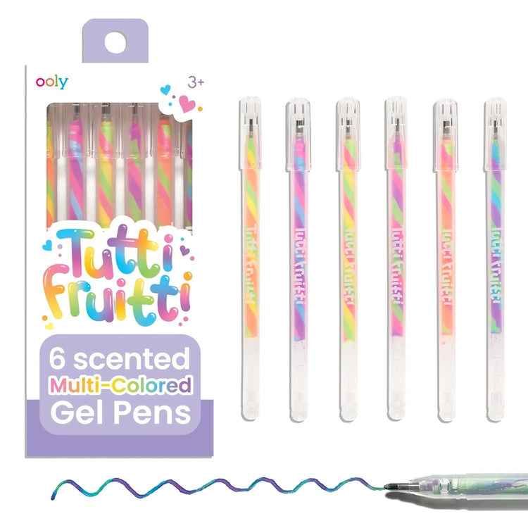 Tutti Fruitti | Scented Multi-Colored Gel Pens 3+ - 1