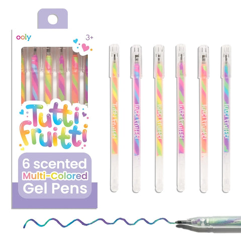 Tutti Fruitti | Scented Multi-Colored Gel Pens 3+ - 1