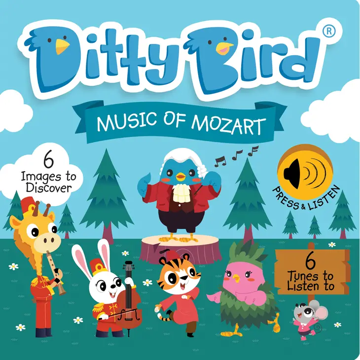 Ditty Bird Musical Book  Music Of Mozart  Classical Music
