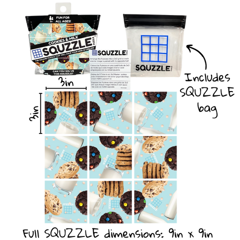 Squzzle Puzzle | Cookies & Milk Fsg-2405-Squ