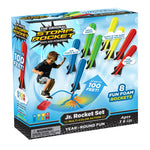 Jr Rainbow Stomp Rocket Kit | 8 Rockets | Ages 3+ - 1