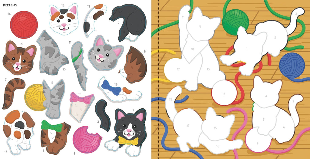 My First Color By Sticker Book | Pets