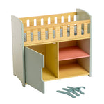 Berenguer Boutique Wooden Crib/Closet Fits Doll Up To 18" For Ages 2+