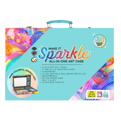 Make It Sparkle All In One Art Case | 60 PC Set 6+