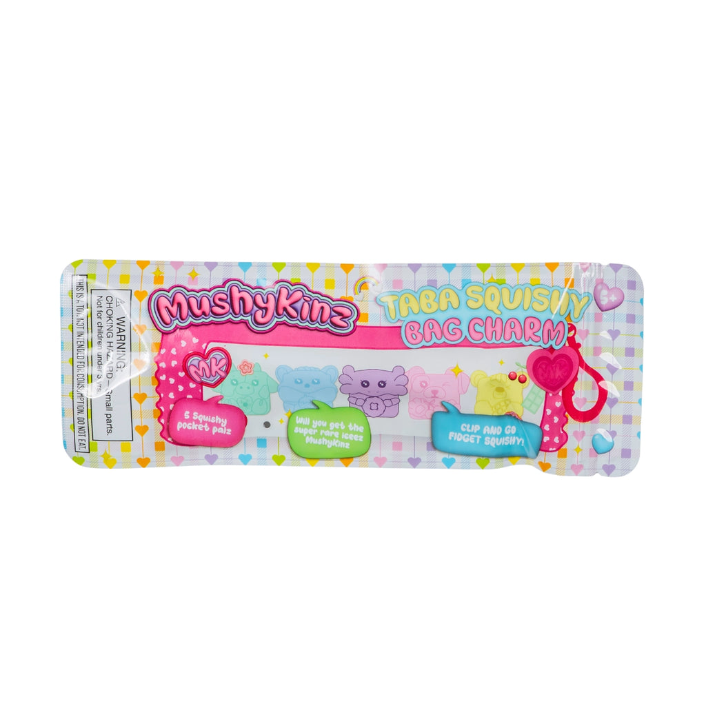 MushyKinz | Taba Squishy 5-Face Heart Logo Keychain Blind Bag - 1