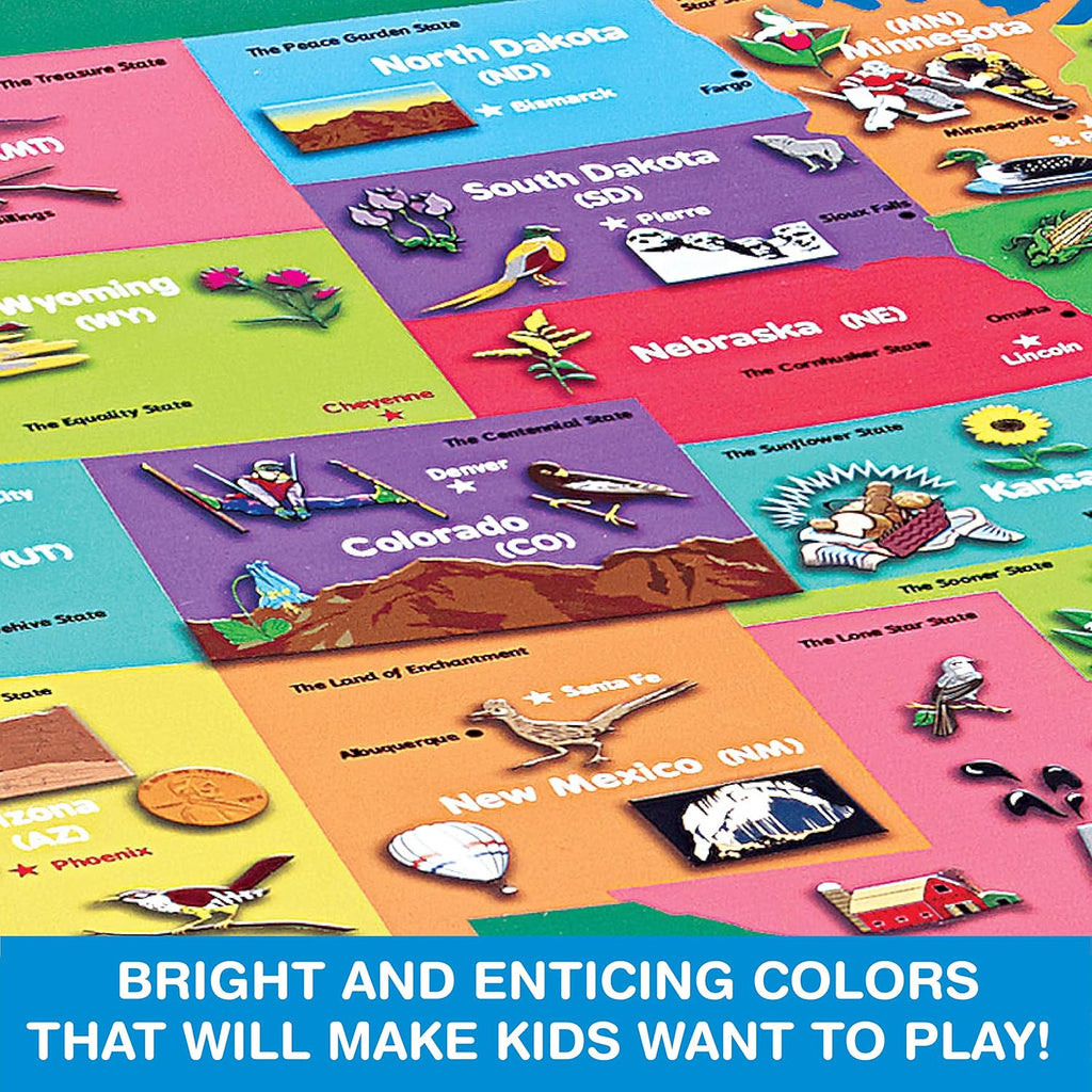 Great States Geography Board Game For Ages 7+ - 6