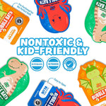 Tub Works | Magical Kids Bubble Bath | Green, Blue or Orange Bath Colors | Single Pack | 3+ - 6