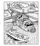 Planes And Helicopters Magic Water Painting Book