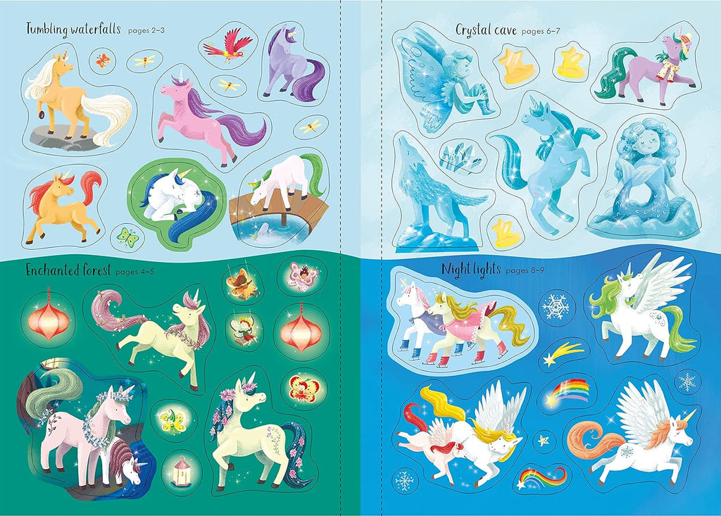 Sparkly Unicorns Sticker Book