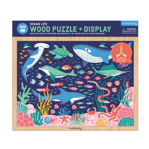 Puzzle 100 Pc  Wood Puzzle And Display Ocean