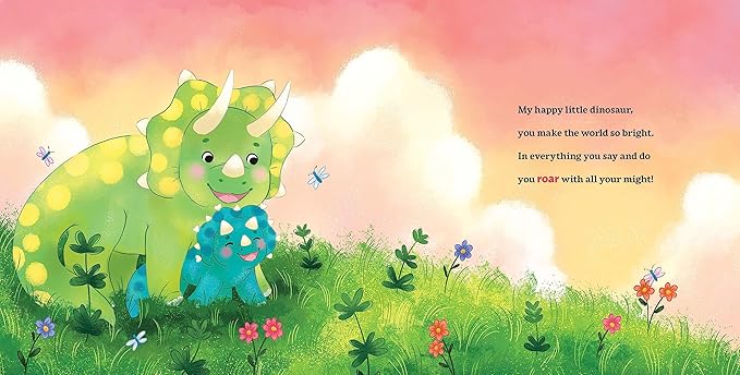 I Love You My Little Dinosaur Hardcover Book Ages 1-4