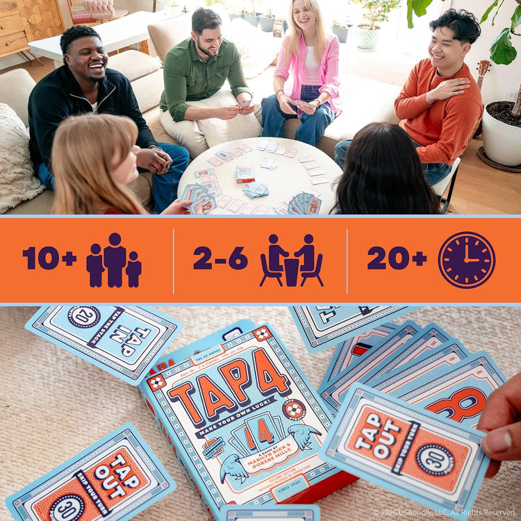 Tap 4 Card Game 10+ - 8