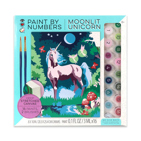 Paint By Numbers - Moonlit Unicorn Art Kit