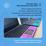 Gidgets | Silicone Sensory Mat That Fits Most Student Chromebooks | Blue - 6