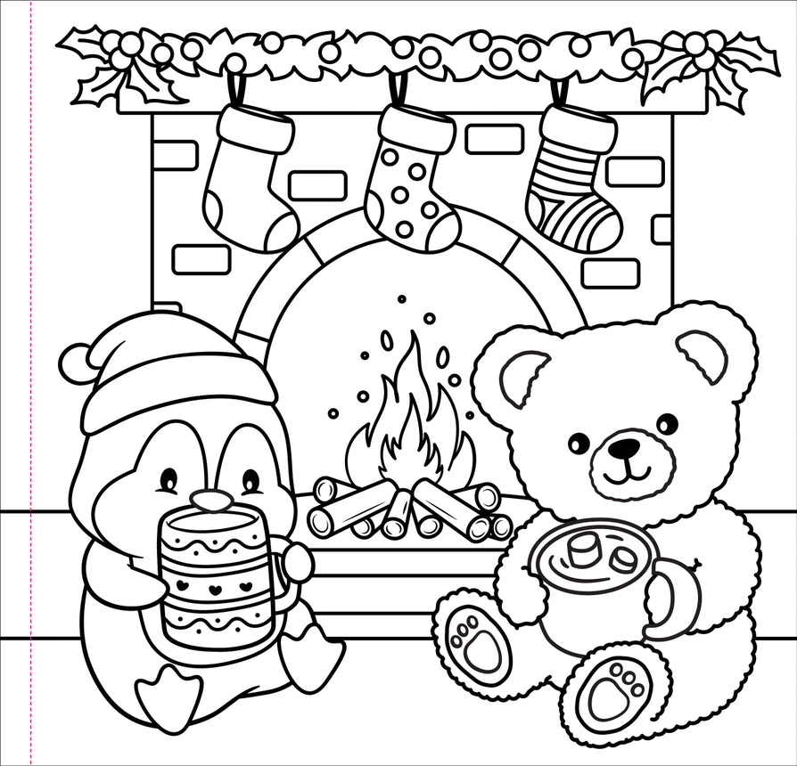 Coloring Book | Color Me Cozy Christmas 8+ - 6
