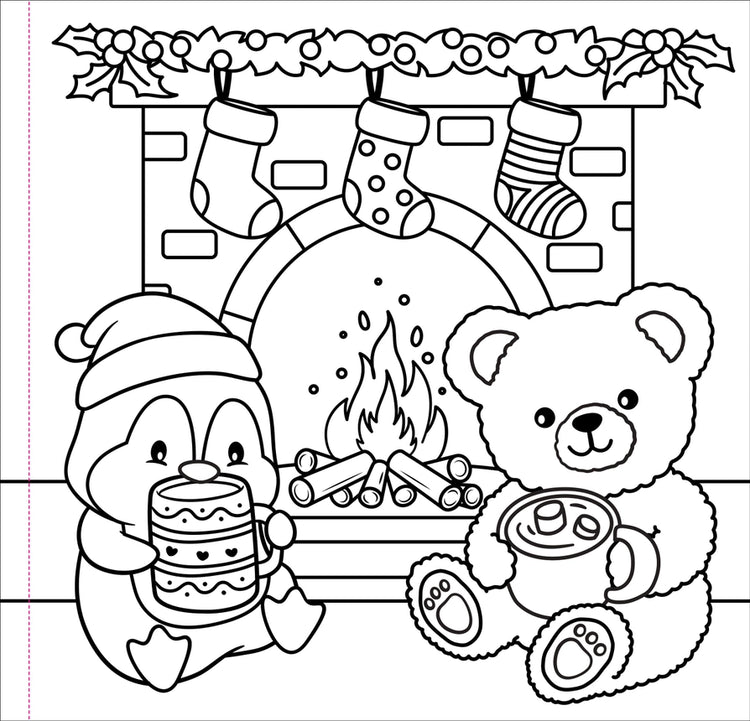 Coloring Book | Color Me Cozy Christmas 8+ | CR Toys