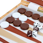 Backgammon | Leatherette Set | Map Style Game - 9