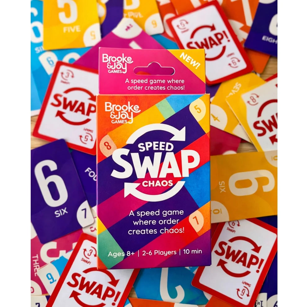 Speed Swap Chaos Card Game 8+ - 9