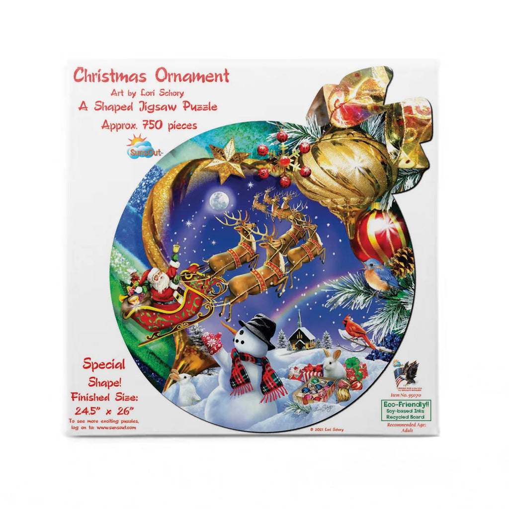 Christmas Ornament Shaped Puzzle 750pc