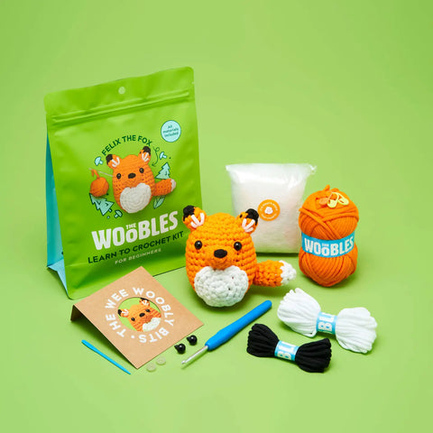 Wobbles Crochet Kit | Felix the Fox