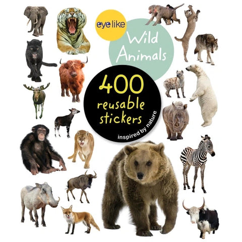 Eyelike Sticker Book-Wild Animals
