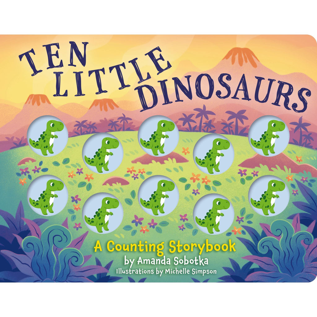 Ten Little | Dinosaurs Book - CR Toys