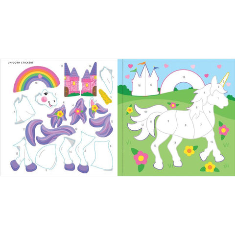My First Color By Sticker Book | Unicorns & More 4+ - 1