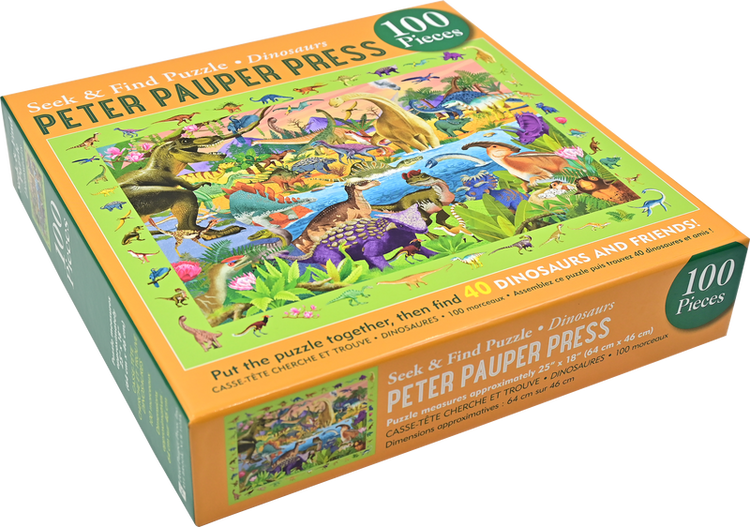 Dinosaurs | Seek & Find 100-Piece Jigsaw Puzzle - 5