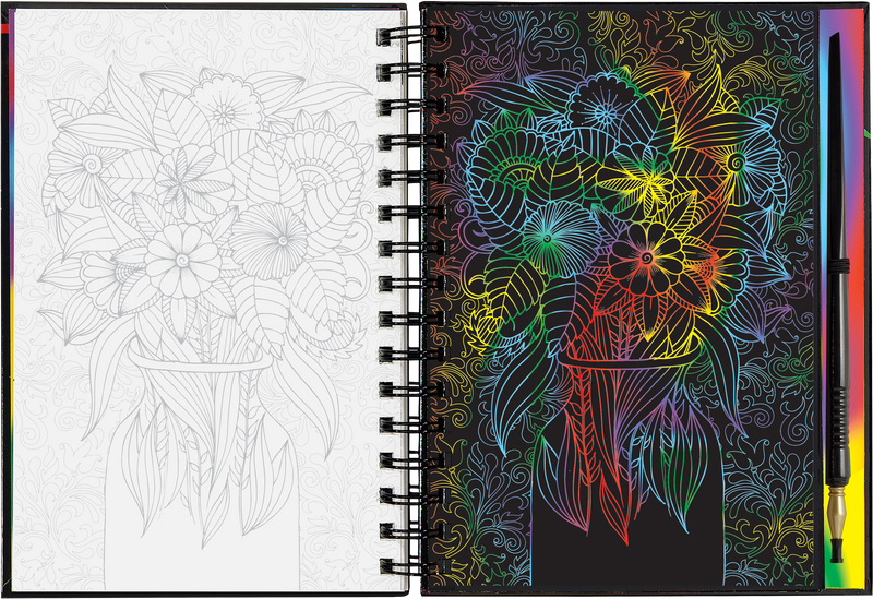 Scratch & Sketch | Extreme Flowers 8+ - 4
