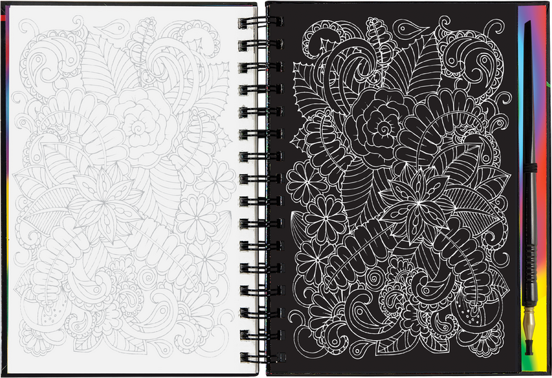 Scratch & Sketch | Extreme Flowers 8+ - 5