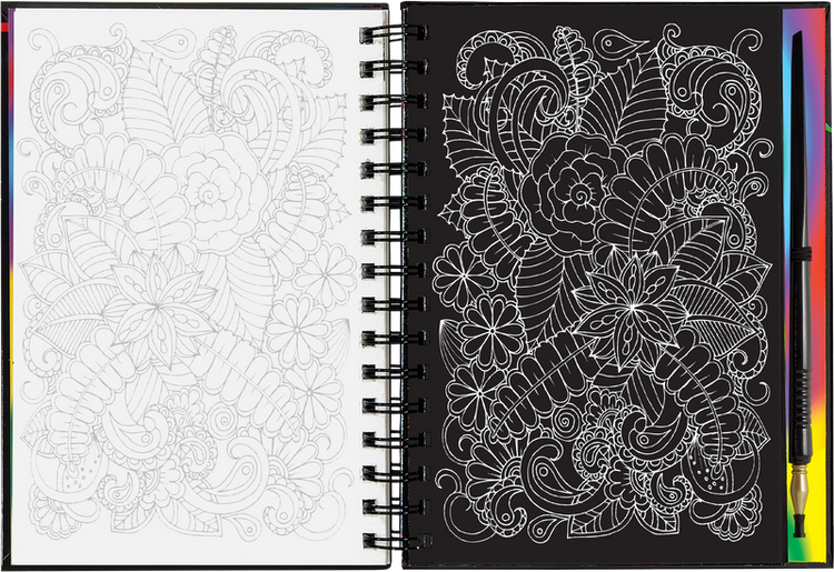 Scratch & Sketch | Extreme Flowers 8+ - 5