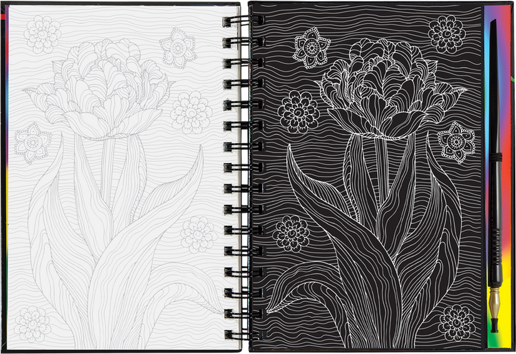 Scratch & Sketch | Extreme Flowers 8+ - 6