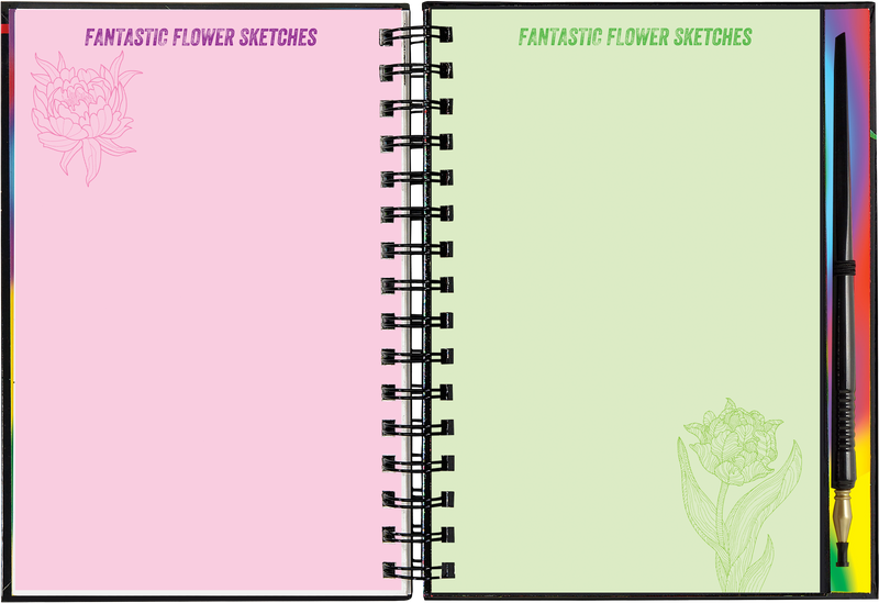 Scratch & Sketch | Extreme Flowers 8+ - 7