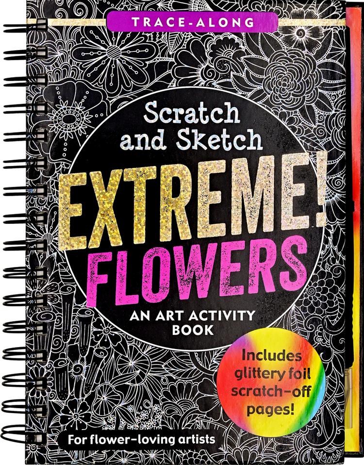 Scratch & Sketch | Extreme Flowers 8+ - 1