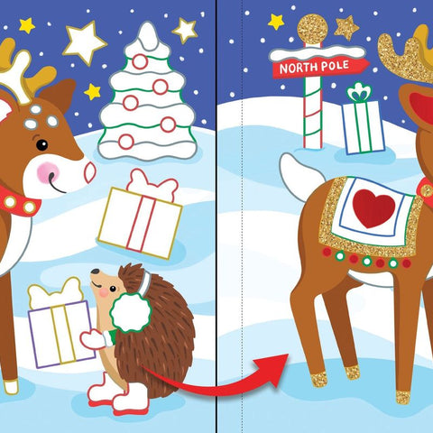 Color By Foil Sticker Book | Christmas - CR Toys